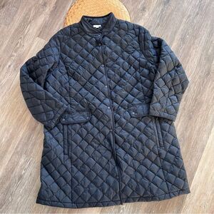 J. Jill navy blue down filled puffer coat Women’s plus Size 2x